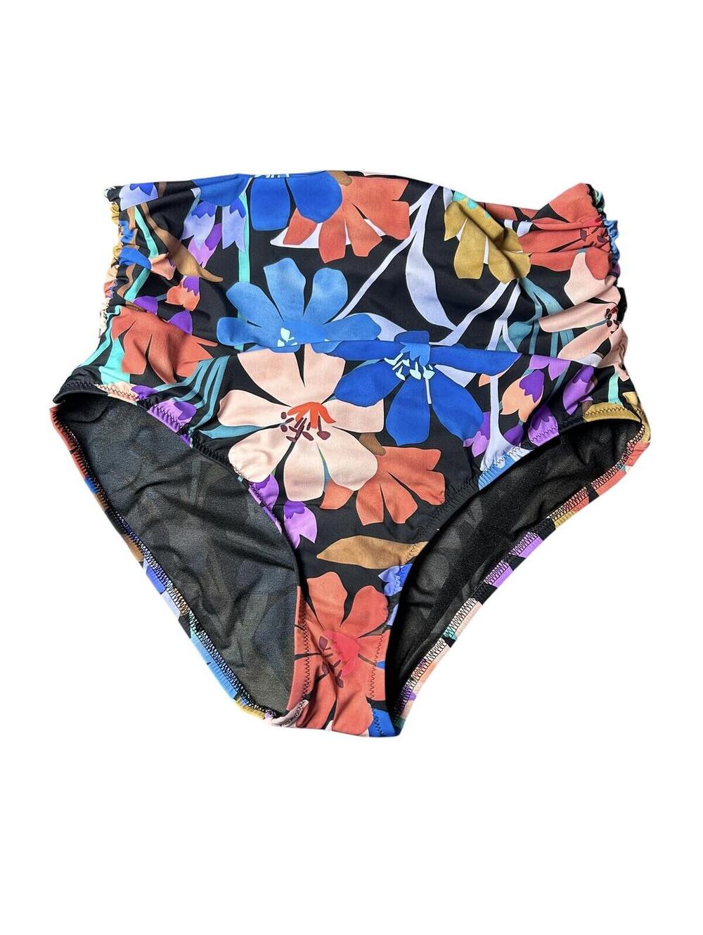 PROFILE BY GOTTEX high waist tummy control full bottom coveage swim bottom sz 12